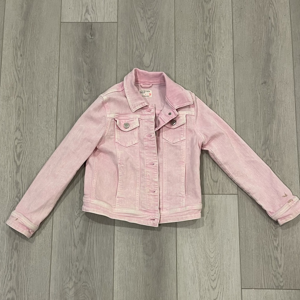 Girls J. Crew Pink Jean Jacket